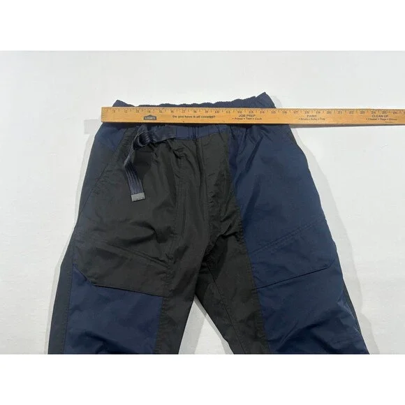 Nike Tech Pack Pants Mens Blue Black Jogger Belted Cargo Pockets Tapered Sz M - Picture 3 of 14
